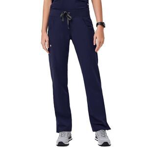 Figs Livingston Technical Collection Navy Scrub Pants FM4500 Womens Sz S